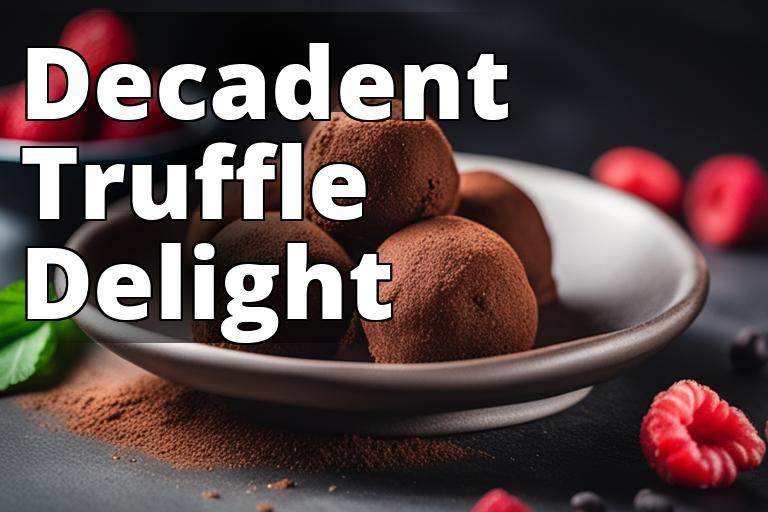 Low Carb Dark Chocolate Truffle Irresistible Indulgence low-carb-dark-chocolate-truffle-irresistible-indulgence